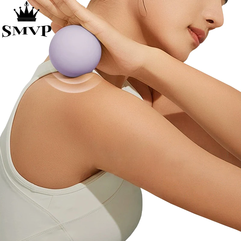 

Smvp silicone fitness solid fascia ball, neck and foot Pilates massage yoga equipment supplies