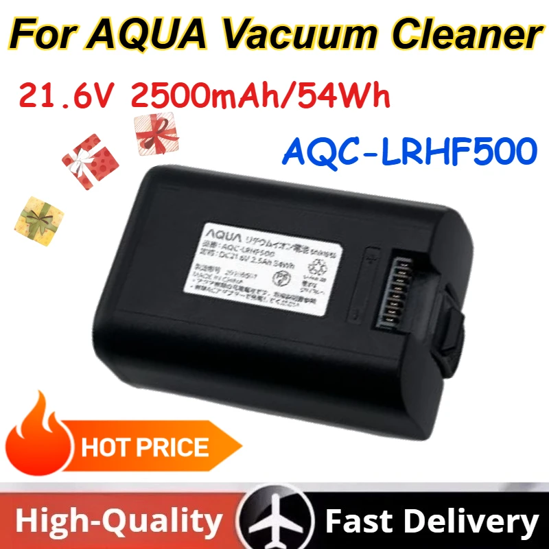 

Fast Shipping 21.6V 2500mAh/54Wh AQC-LRHF500 Lithium-ion Battery for AQUA Vacuum Cleaner Rechargeable Batteries