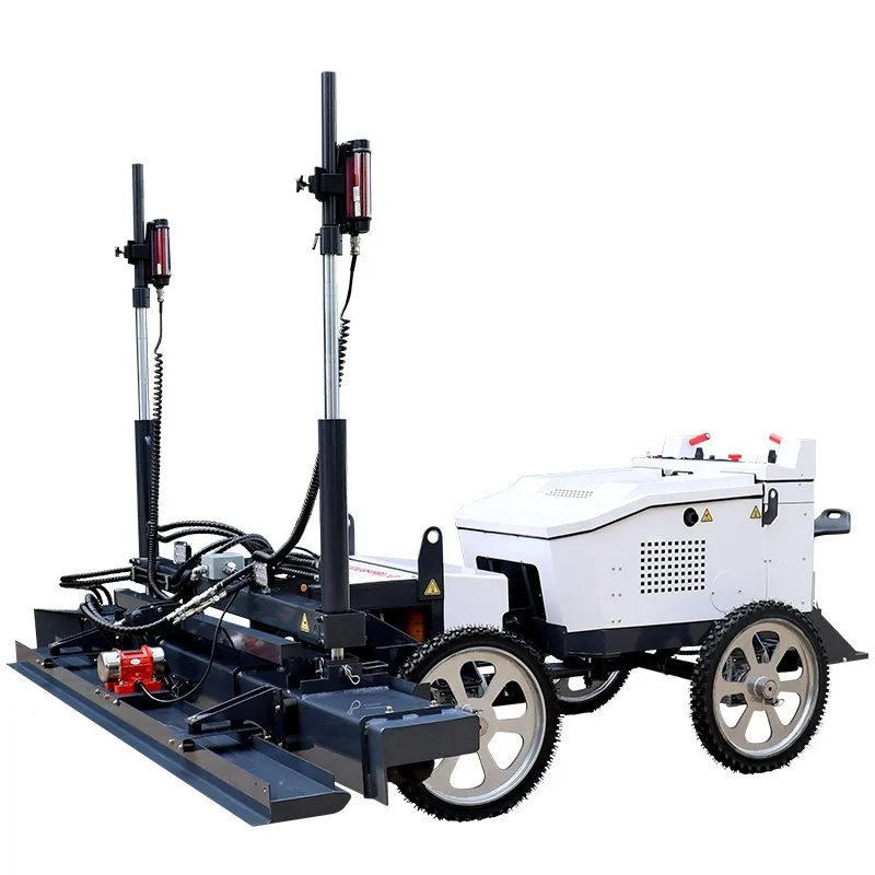 Concrete Laser Leveling Machine Workshop Basement Cement Floor Leveling Machine Four Wheels Cement Road Intelligence