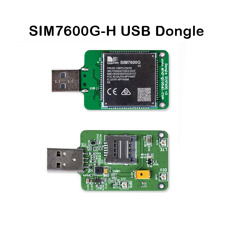 

SIMCOM SIM7600G-H USB Dongle LTE Cat4 Module global version B1/B2/B3/B4/B5/B7/B8/B12/B13/B18/B19/B20/B25/B26/B28/B66