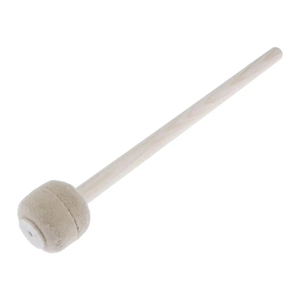 13 Inch Timpani Mallet Timpani Stick Multi-Purpose Felt Mallet Soft Felt Head Wood Handle