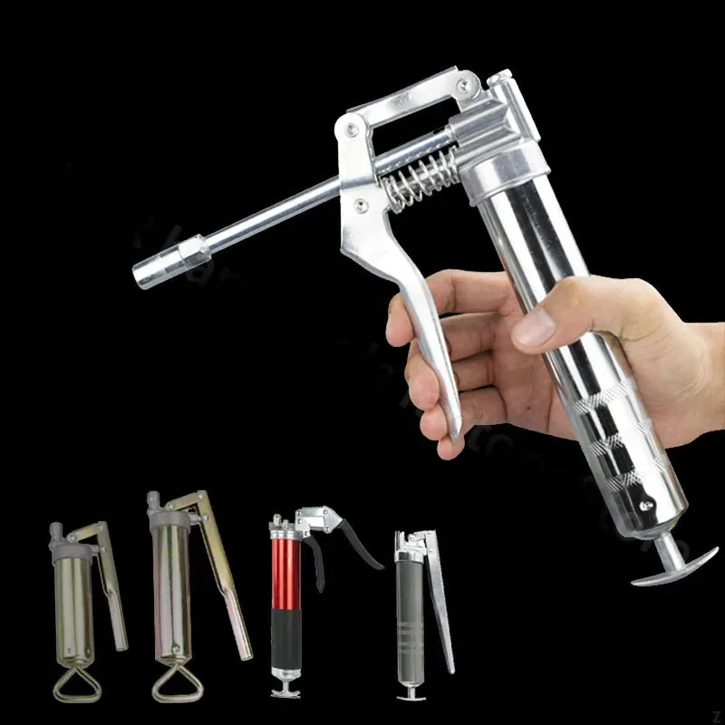 Single Hand Grip Mini Portable Oiler Syringe Oil Pump Tool Kit For Auto Repair Grease Gun Set Car Train Airplane