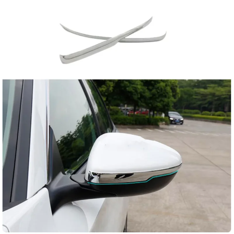 

Car Body ABS Chrome Back Rear View Side Mirror Eyebrow Stick Trim Frame 2PCs For Honda Accord 10th 2018 2019 2020 2021 2022