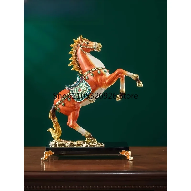 Take the lead in the Year of the Horse and succeed immediately Ornaments high-end entrance  office desktop decorations