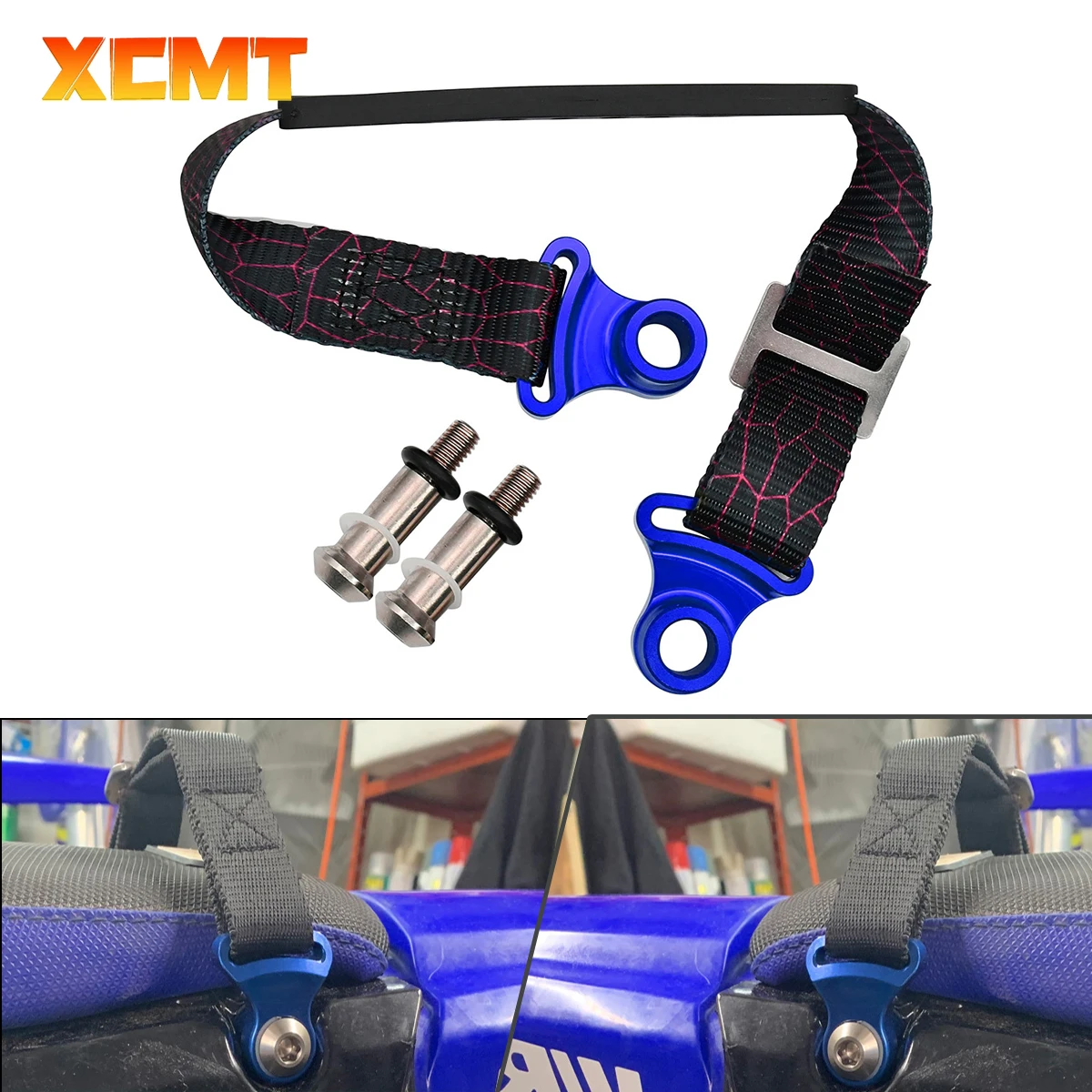 

Motorcycle Rear Rescue Strap Pull Sling Belt Leashes For YAMAHA For SUZUKI SXF XCF For HONDA CRF 150-450 2002-2005-2006-2019