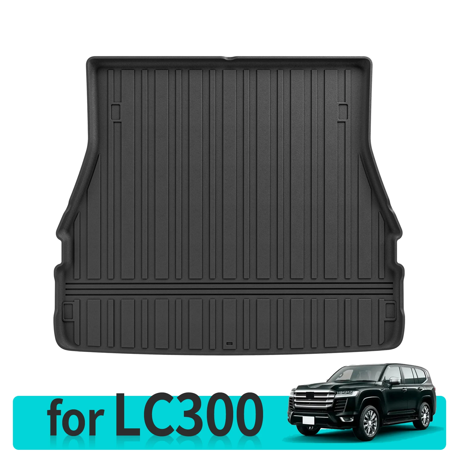 Tpe 3Dカーフロアマット,トヨタランドクルーザーlc300用,カーゴ 
