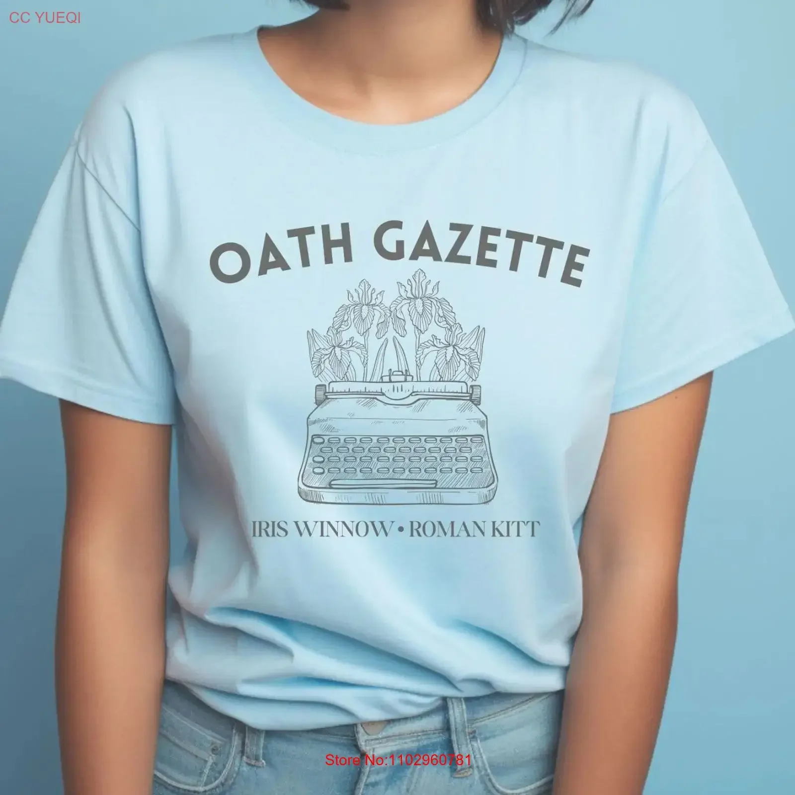 Camiseta Divine Rivals YA Romantasy Fantasy Bookish SweaT Rebecca Ross Oath Gazette Iris Winnow Merch vintage Lavada Respirável