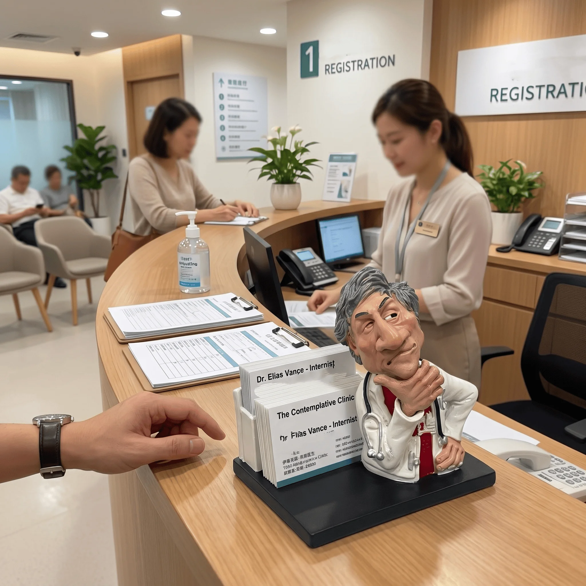 Porte-cartes de visite drôle p - Resin Art Business avis et prix