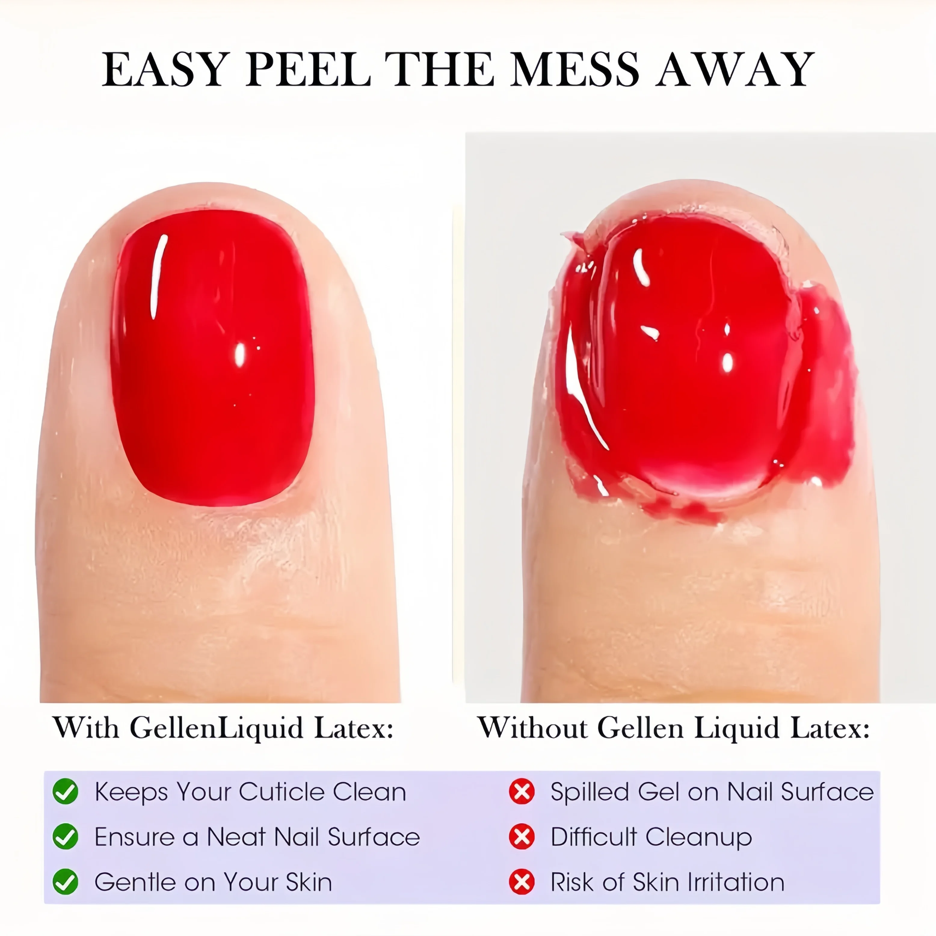 Lattice liquido per unghie, protezione della cheratina per la cura delle unghie, lattice liquido per manicure, barriera alla cheratina da 15 ml, cura della pedicure, regalo da donna