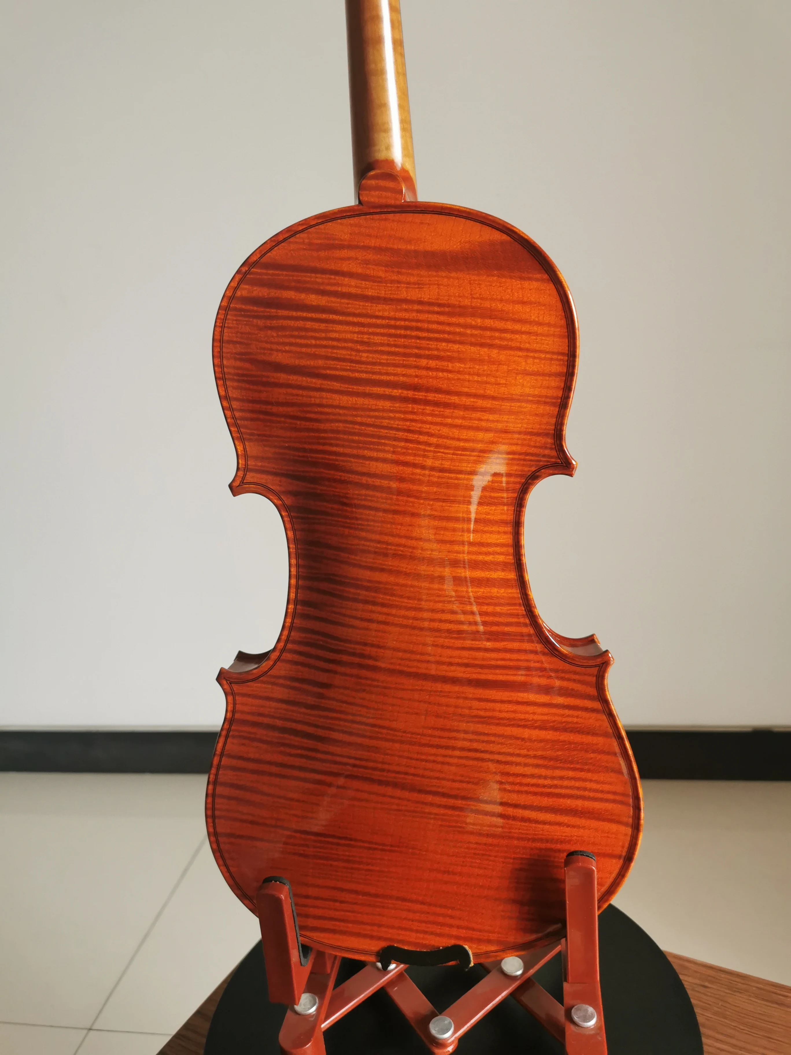 

100% Handmade red alcohol paint Violin 4/4 student Stradivarius 1715 Professional violino Musical Instruments with case box