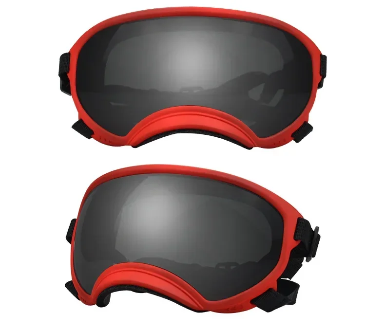 ATUBAN Hundebrille, Anti-UV, starke Schlagfestigkeit, verstellbar, elastisch, für Welpen, große Rasse, Hundebrille, atmungsaktive Haustier-Sonnenbrille 6