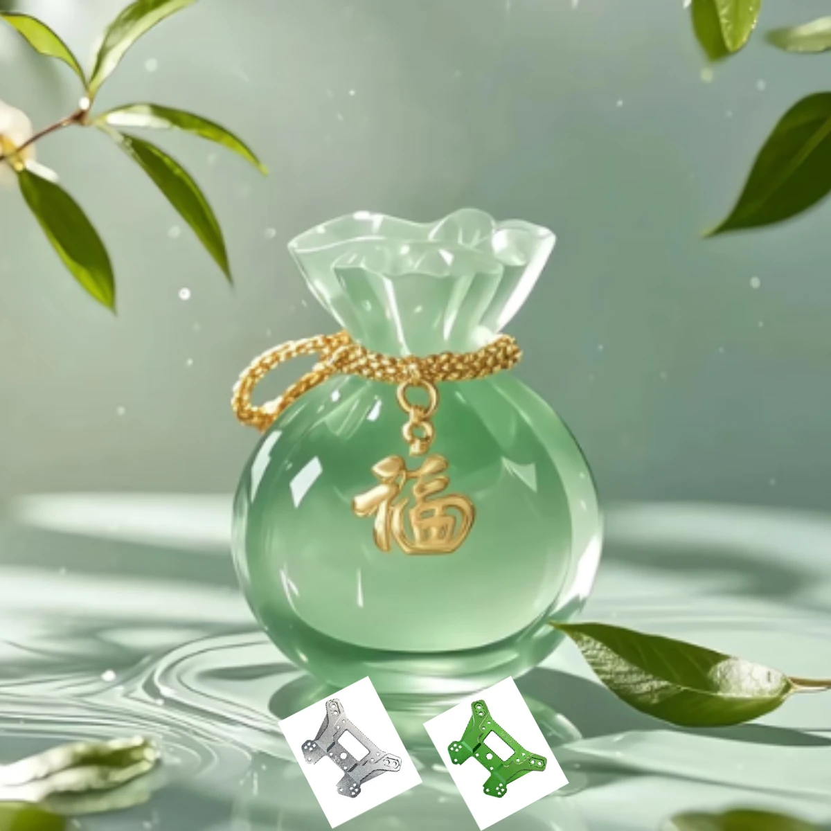 

GPM TRAXXAS 1/8 Sledge Monster 95076-4 For Alloy 7075 Front Damper Plate