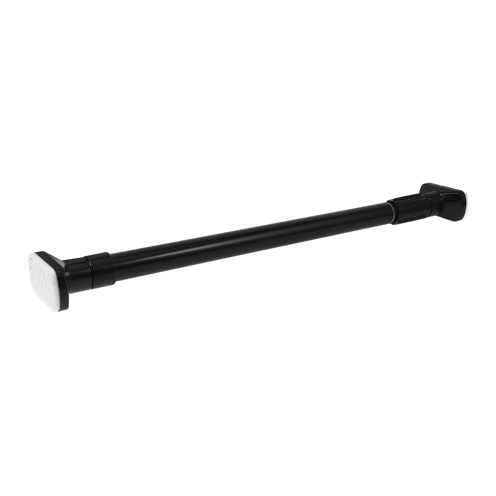 Clothes Rail Drying Rod Tension Pole Hole-free Telescopic Door Curtain Black Shower