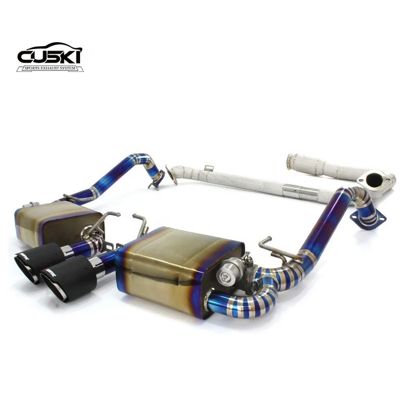 Quality Catback Exhaust for BOXSTER (987.2) 2004-2011 High Performance Escape Titanium Alloy Exhaust Pipe