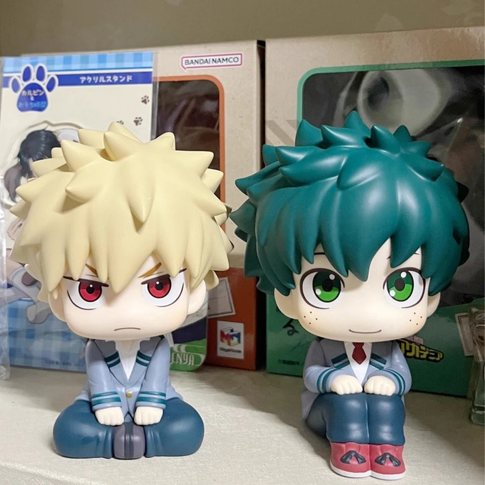 10cm 나루토 애니메이션 피규어 미도리야 이즈쿠 액션 피규어 바쿠고 카츠키/토도로키 쇼토 피규어 PVC 모델 장난감 선물