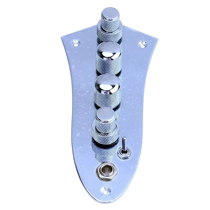 WZ-5 Jazz JB Bass Loaded Wired Control Plate for 4/5 String Bass Guitar Parts JB-08CR HY view 6