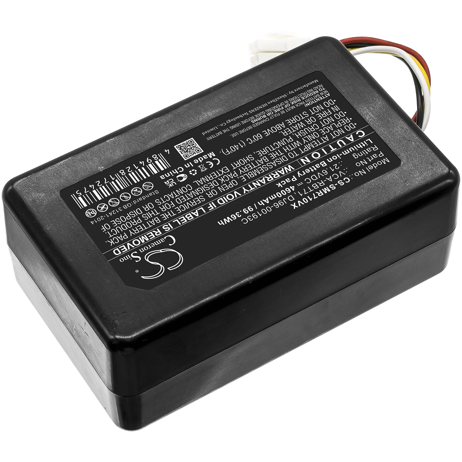 

Vacuum 4600mAh Battery For Samsung DJ96-00193C 00202A VCA-RBT71 VR10M701PUW SR10M701 VR10M702 SR10M702 VR10M703 SR10M703