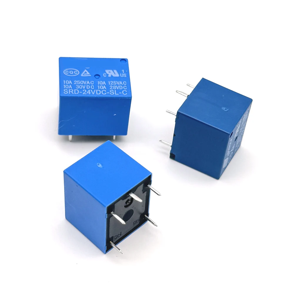 Relays SRD-03VDC-SL-C SRD-05VDC-SL-C SRD-06VDC-SL-C SRD-09VDC-SL-C SRD-12VDC-SL-C 5V 12V 24V 10A 250VAC 5PIN