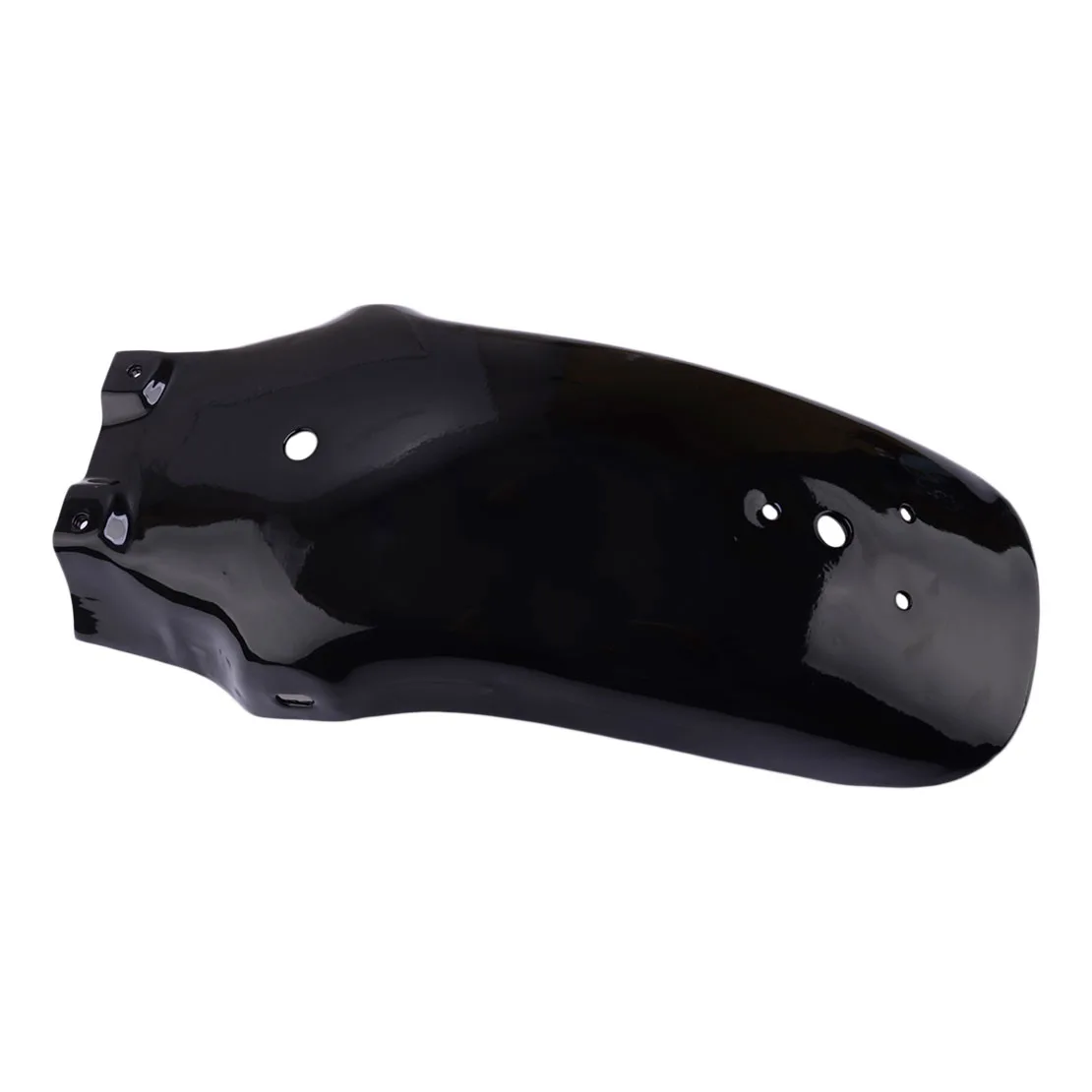 Rear Fender Mudguard Splash Guard Wheel Cover Longer Extended Motorcycle Universal Black