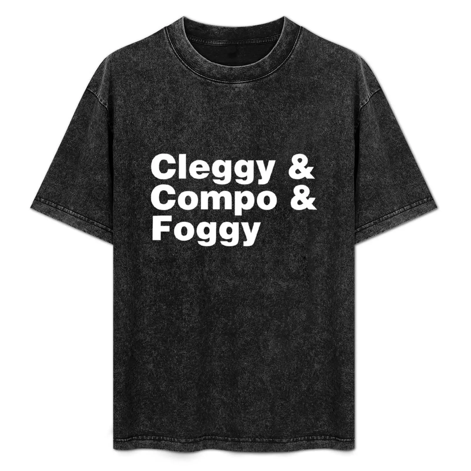 Last of The Summer Wine Boys Cleggy Compo Foggy T-Shirt Short sleeve tee plain t shirts for men cotton