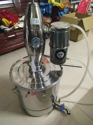 20L/30L/50L آلات تخمير صغيرة الفولاذ المقاوم للصدأ تحضير النبيذ تقطير المنزل تخمير النبيذ صنع برواري