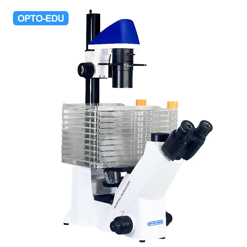 OPTO-EDU A14.2604 BF PH Semi-APO Inverted Cell Factory Inverted Biological Microscope