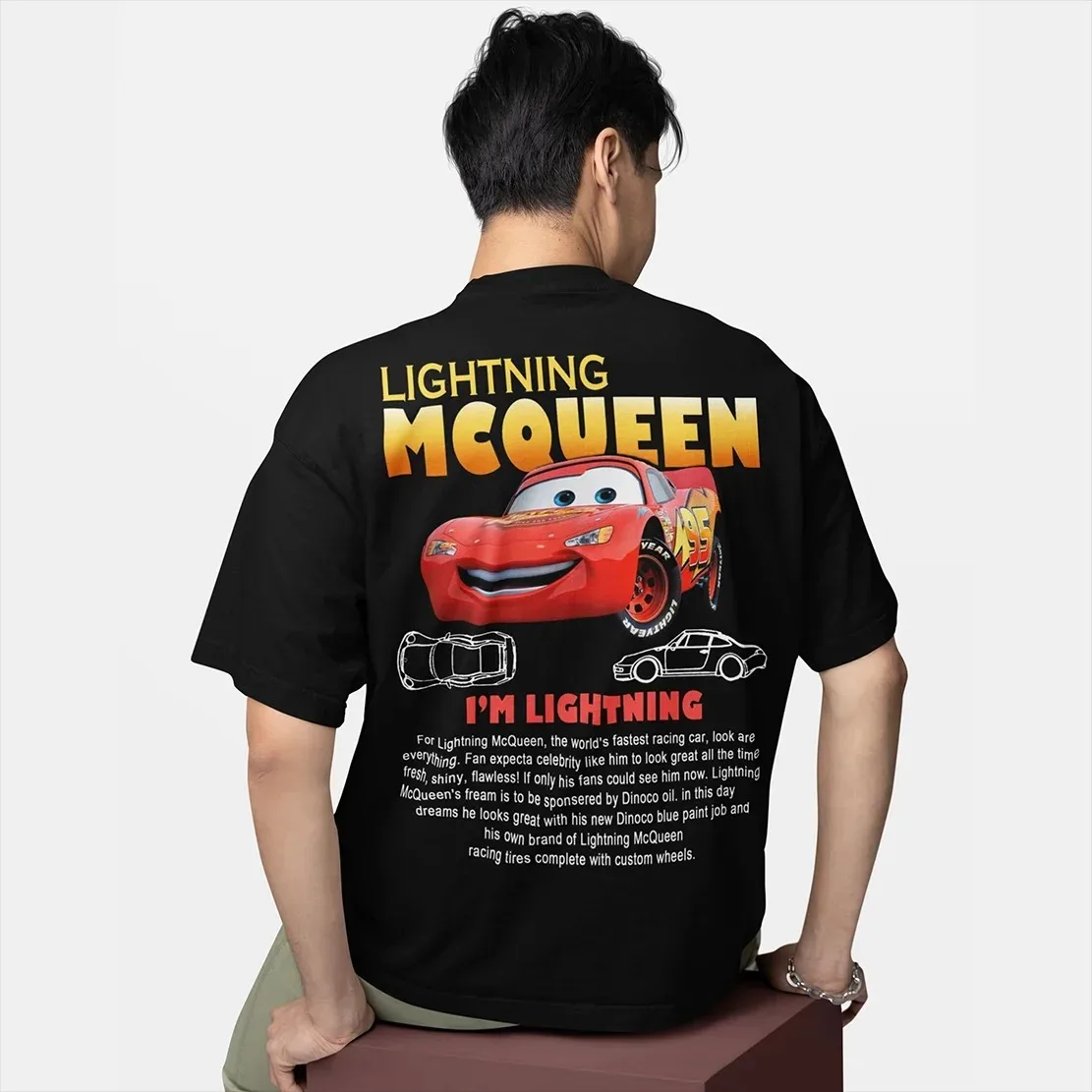 Summer Men Women's Sally I'm Lightning Cars Mcqueen Graphic Shirts Accessories Funny 100% Cotton T Shirt Top Tee Clothes