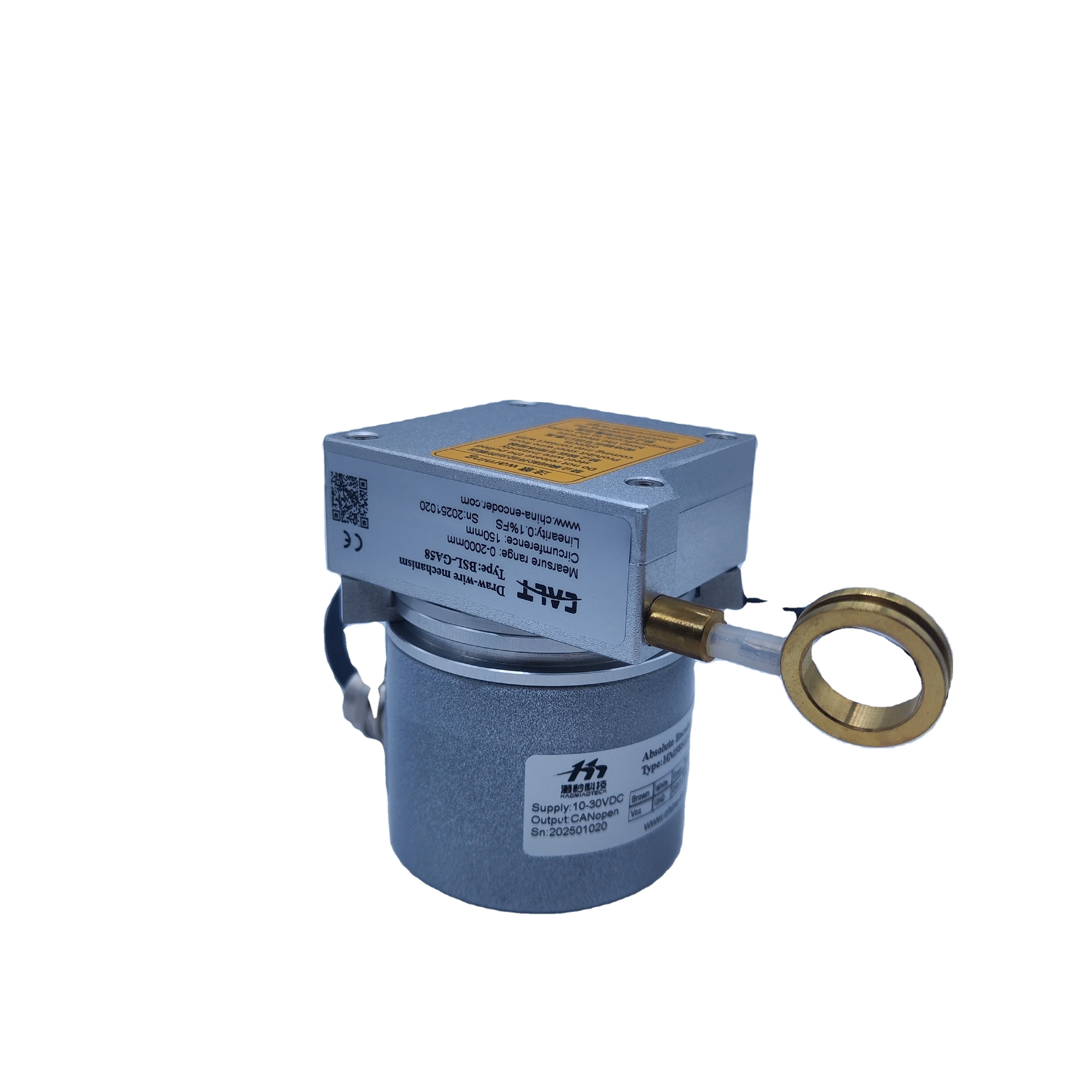 2026 BSL-GA58 Compact Draw Wire Displacement Sensor 0-2m Range Absolute Wire Encoder