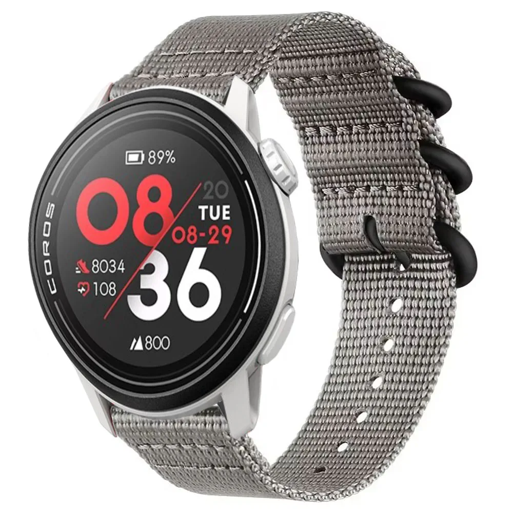 22mm Nylon Strap For Suunto Vertical 2-1/Race 2-S/Run/Ocean Bracelet band For COROS APEX 4 42mm PACE 4-Pro CMF Watch 3-2-1 Pro