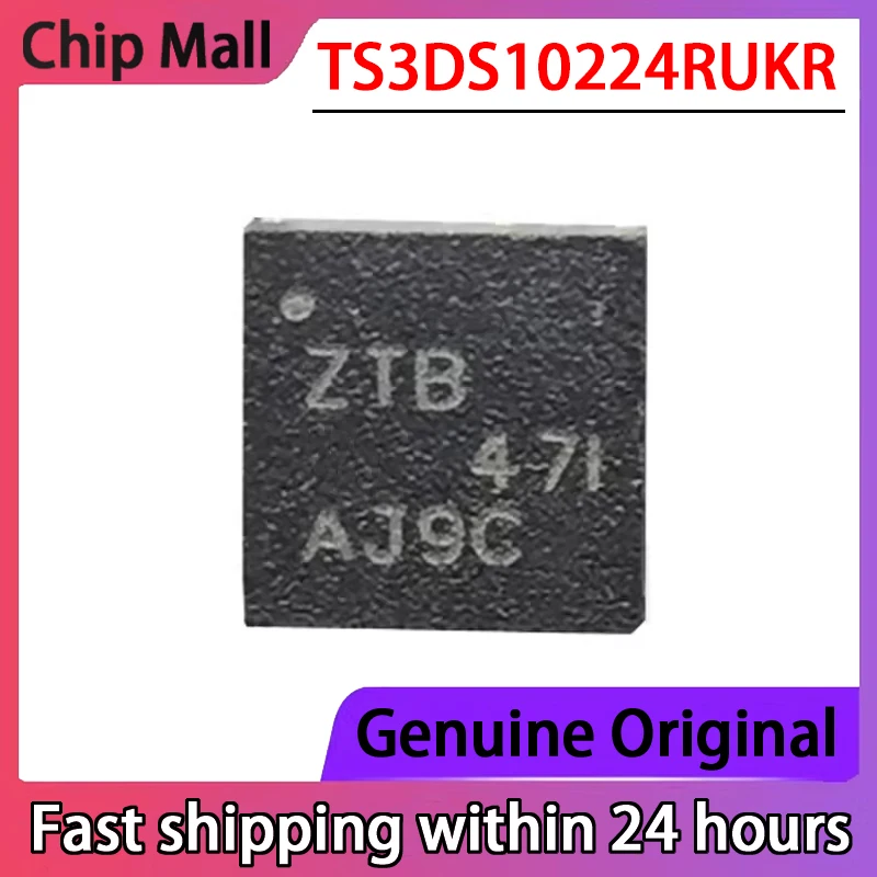 5PCS Original New TS3DS10224RUKR Screen Printed ZTB Analog Switch/multiplexer in Stock