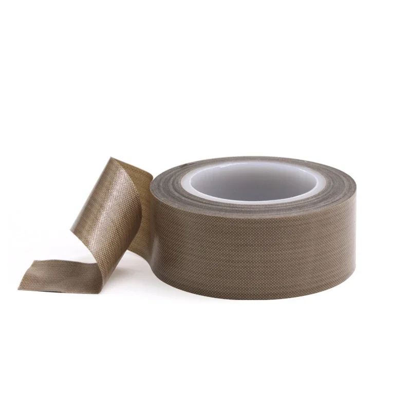 PTFE Tape Adhesive Cloth Insulated Vacuum High Temperature Resistant Sealing PTFE Tapes Width 5~100mm Thickness 0.13mm 0.18mm