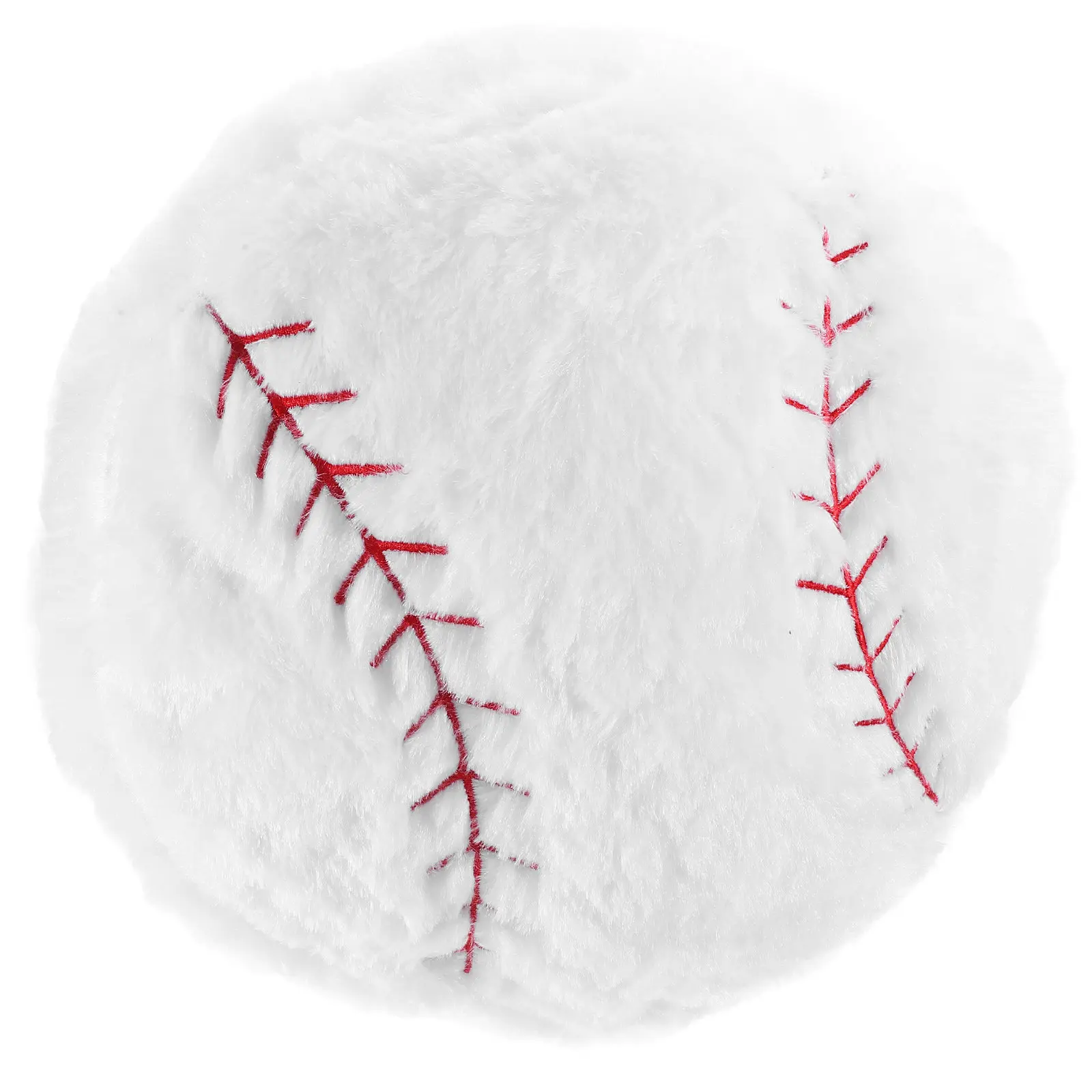 Baseball Shape Throw Pillow Soft Cozy Round Cushion for Sofa Chair Bed Decor Elegant Solid Color Design Sports Theme Decorative