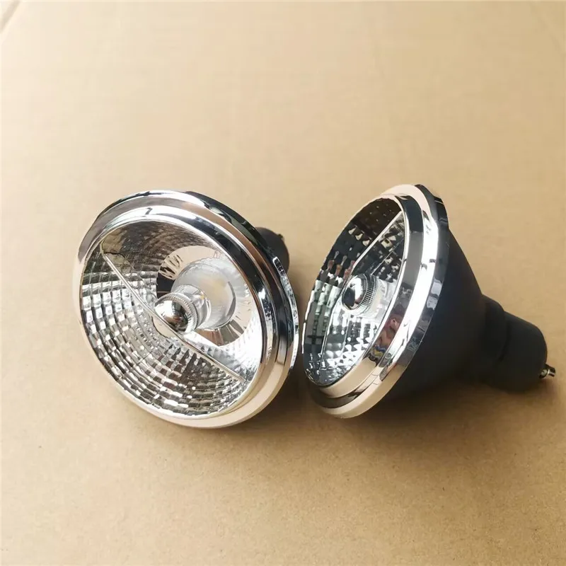 

10W GU10 COB LED Spot Light AR70 LED Bulb Lamp AC85-265 LED Recesed Ceiling Lamps Indoor Lighting Black White Body