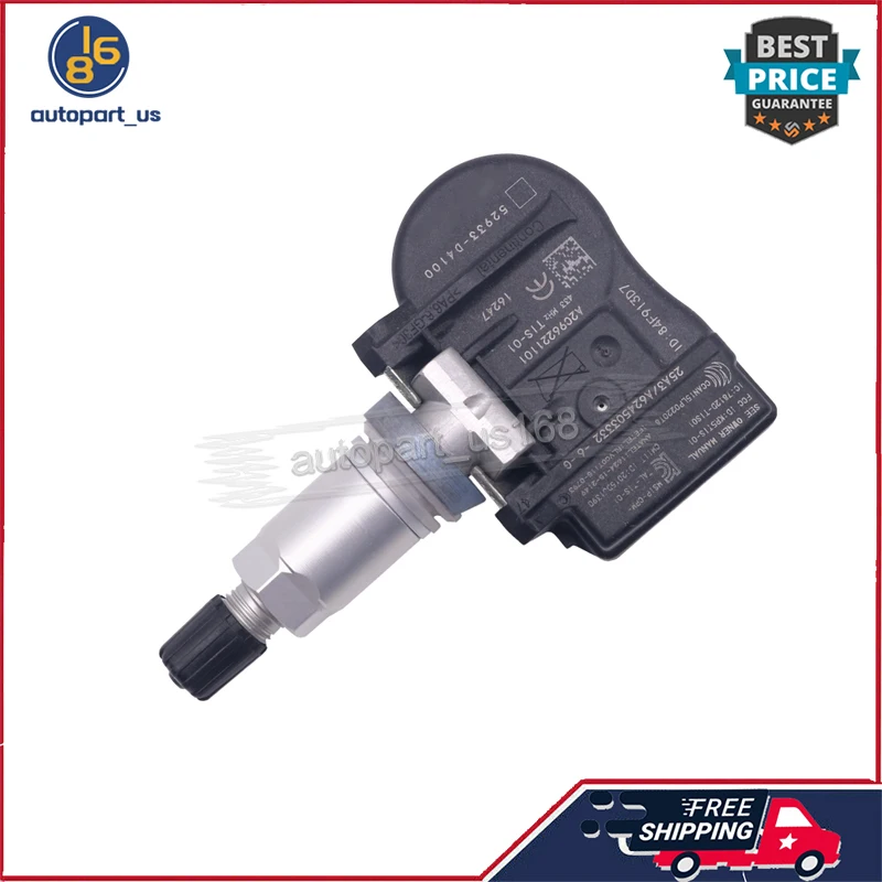 Sensor de presión de neumáticos, 4 piezas, 52933-D4100, para Genesis G90 Hyundai Grandeur [HG] Grandeur [IG] Ioniq [AE] Kia Optima [JF] Soul [SK3]