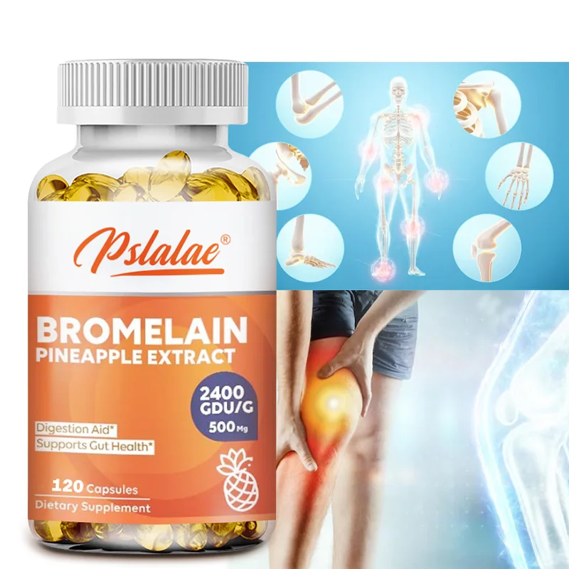 Bromelain Pineapple Extract Capsules - Support Joint and Digestive System Health, Improve Joint Comfort, and Enhance Immunity