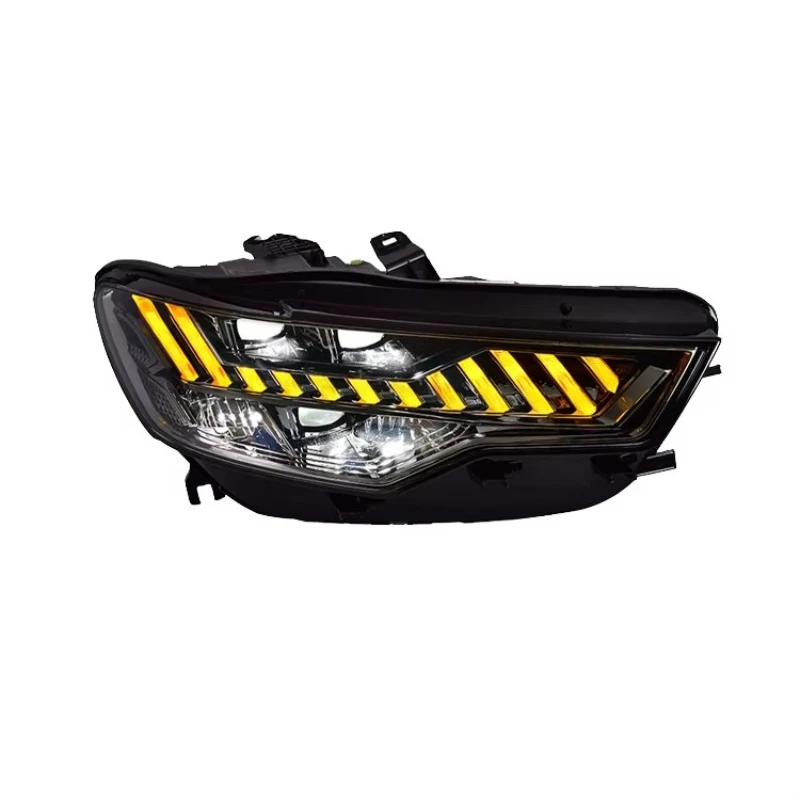 

Plug-and-Play LED Car Headlight Xenon Upgrade for 2012-2015 A6 C7 Warm White Light 6000k Color New Condition