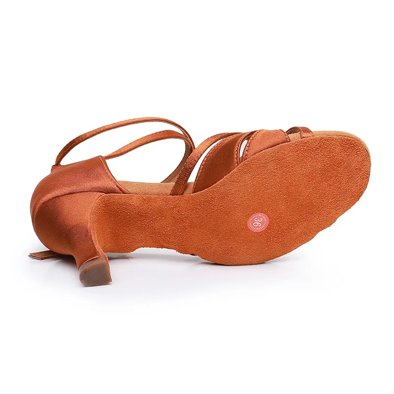 

Женская обувь для танцев, обувь для латинских танцев для женщин и девочек, бальная обувь, женская современная обувь для танго, джаза, сандалии для сальсы, замшевая подошва