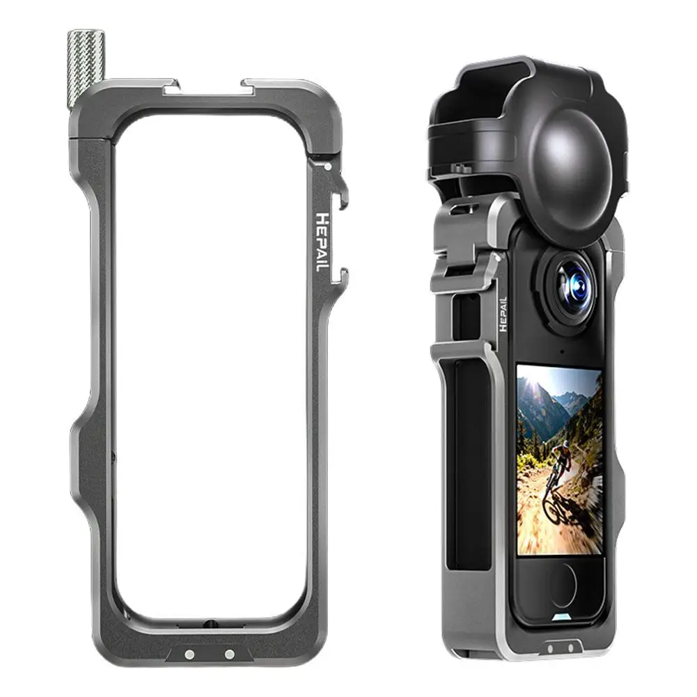 for Insta360 X4 Air metal cage aluminum alloy extended protective frame for insta360 x4 air rabbit case V5R7