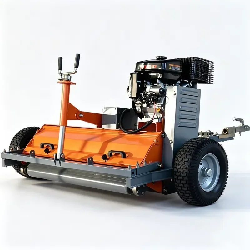 Professional ATV Flail Mower Towable Lawn Mower Engine Powered Heavy Grass Cutter for Quad UTV