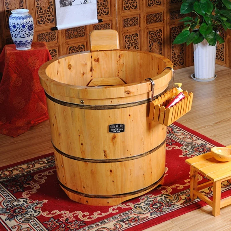 

Cedar round bath barrel bath barrel bath barrel domestic