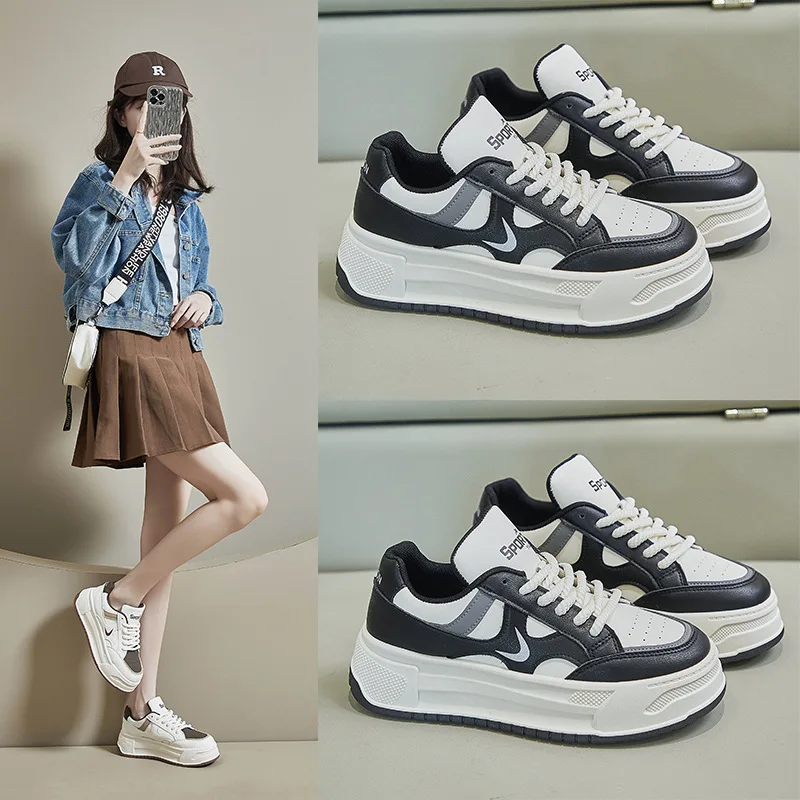 Nuevas zapatillas de deporte de verano a la moda para mujer, zapatos para caminar al aire libre con plataforma, sandalias deportivas de viaje informales para niñas, estilo callejero