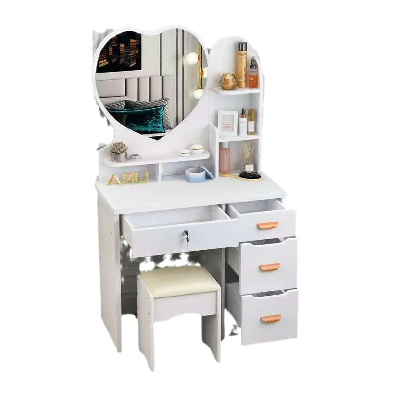 

Internet celebrity dressing table bedroom mini small apartment princess modern simple makeup table makeup cabinet