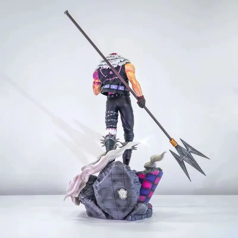 One Piece Anime Charlotte Katakuri Actionfigur – 44 cm GK-Spielzeugmodell, Sammlerstück, Feiertagsornament für Animationsfans