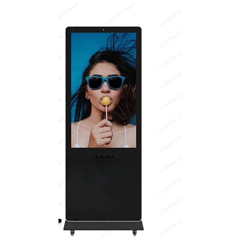 43 Inch Standing Floor Kiosk HD Motherboard 4k  Digital Advertising Signage Vertical Touch Screen Kiosk