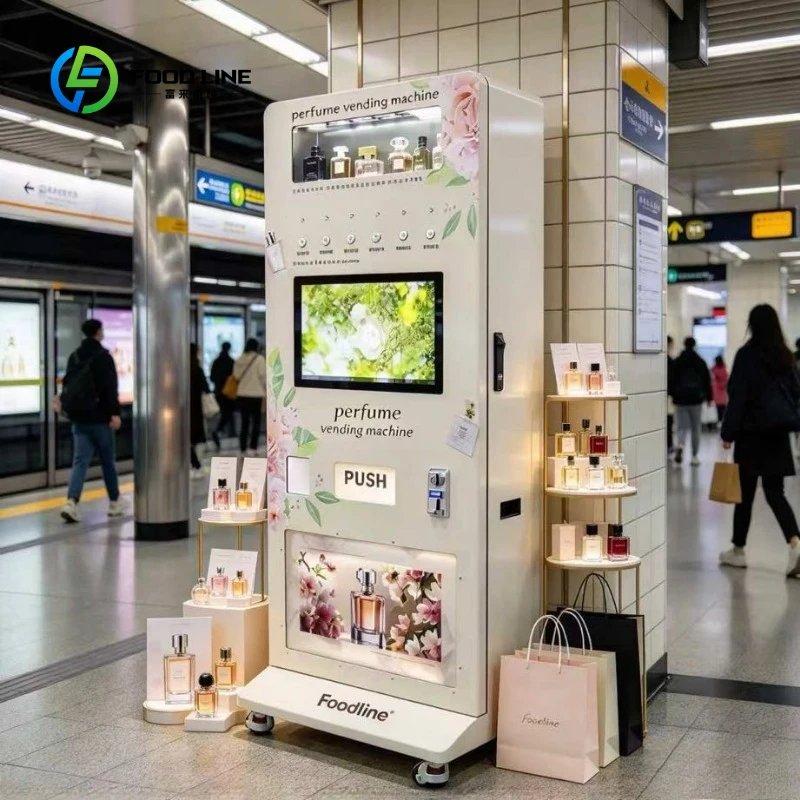 Commercial Street 10 Perfume Vending Machine Independent Cologne Perfume Spray Vending Machine