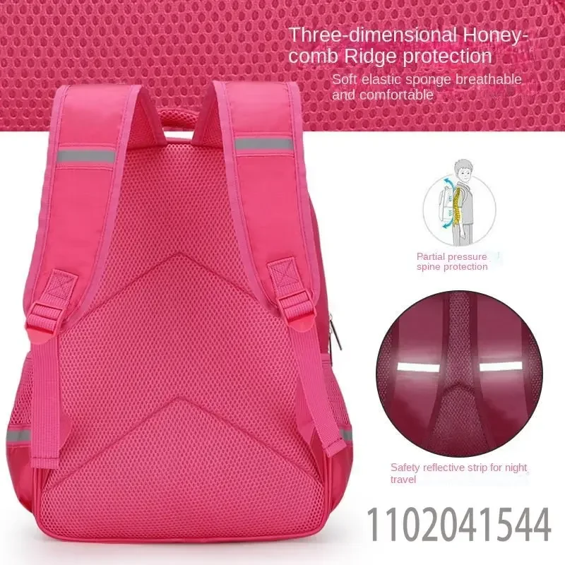 Disney Princess School Backpack for Girls Kindergarten Primary School Student Waterproof Cute Large Capacity Multi-function