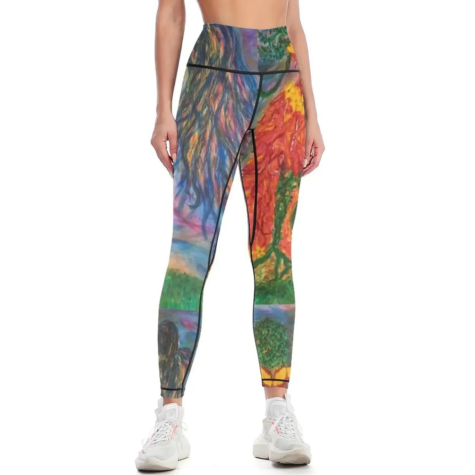 

Life & Death Leggings jogging pants sports woman gym workout shorts gym wear Womens Leggings