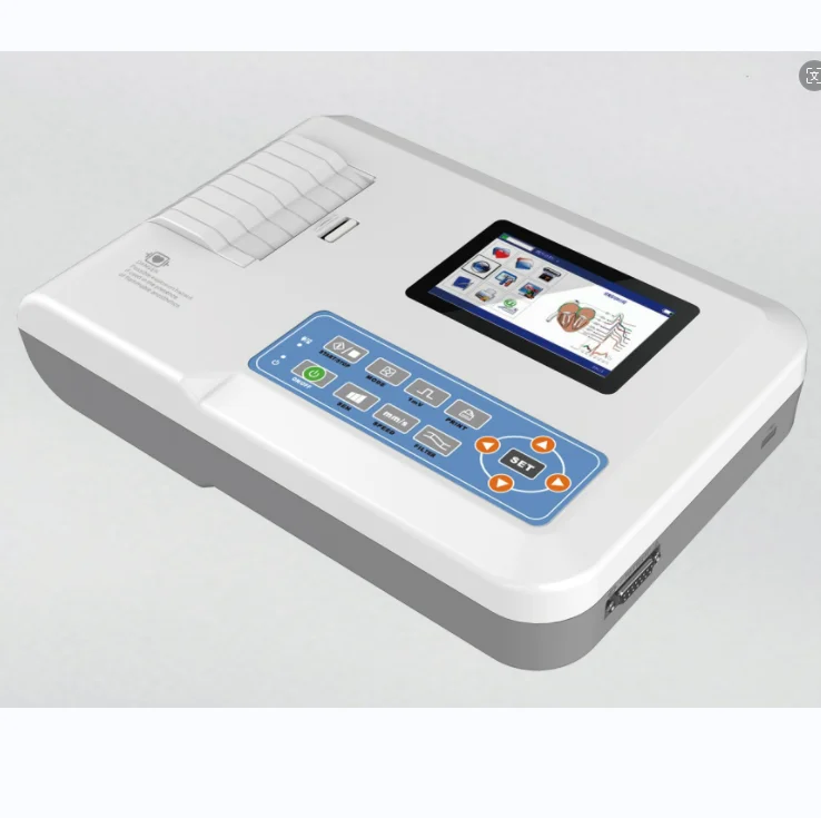 MT MEDICAL Veterinary Equipment Ecg Machine 3 / 6/12 Channel Digital Cheap Ecg Machine Electrocardiograph