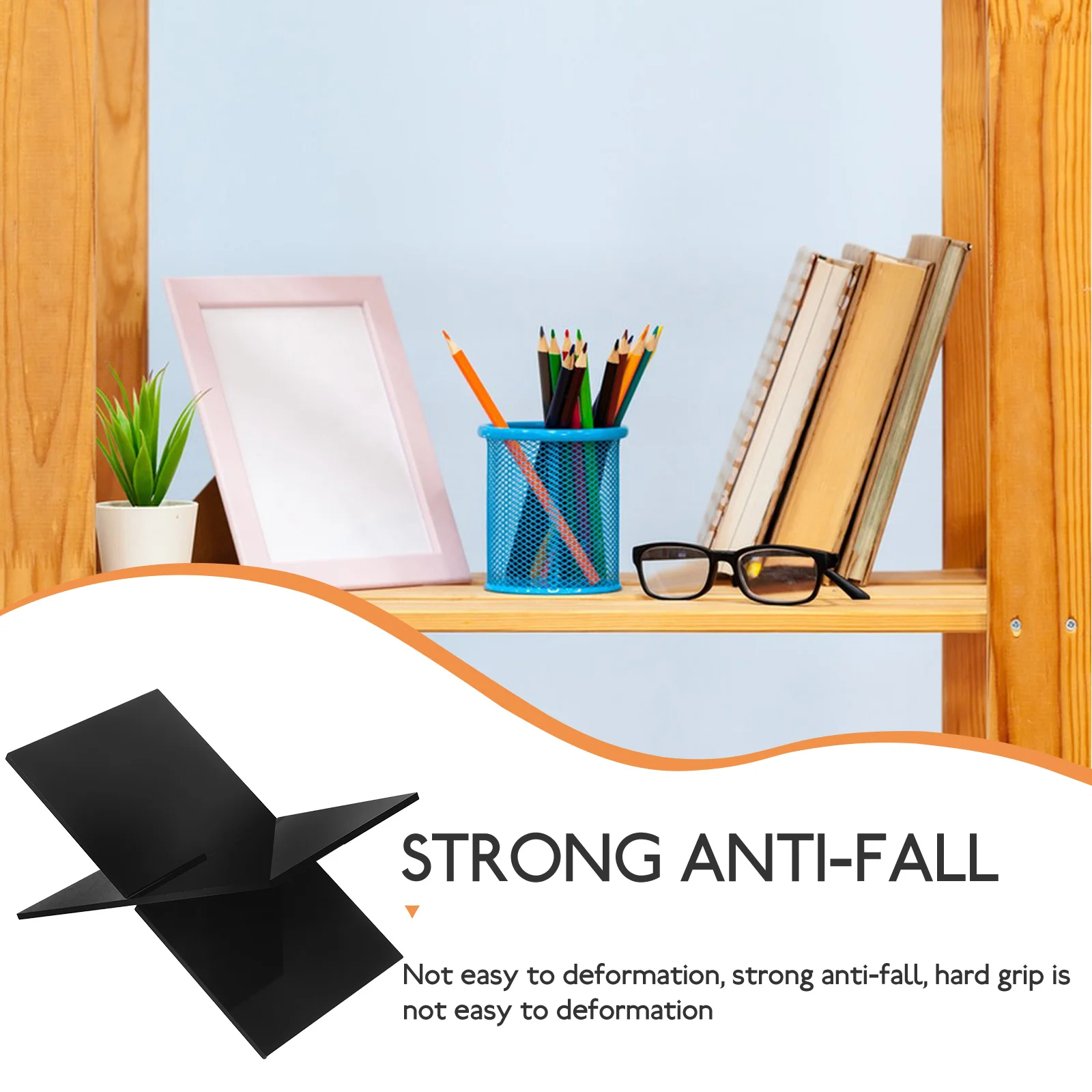 

Elegant Book Stand Reading Rack Practical and Elegant Stand for Displaying Books Files on Table Or Lap