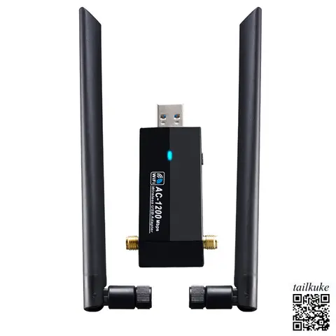 RTL8812au Kali Linux Network Card Penetration Test Usb Wireless WiFi Transmitter Receiver AP Gigabit
